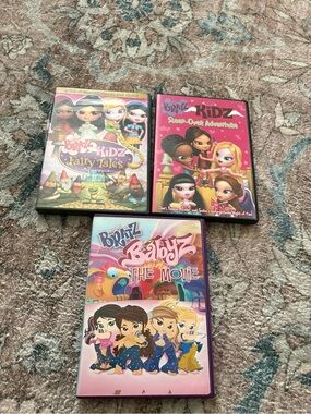 Bratz Kidz Sleep-Over Adventure, the Movie,  & Fairy Tales DVD Bundle